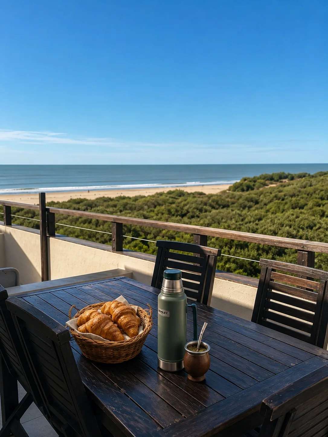 Terraza del Dúplex Premium frente al mar